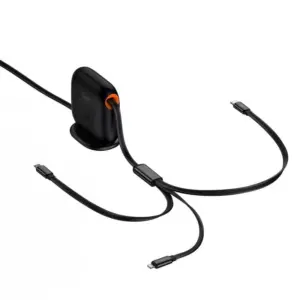 Cablu Baseus Traction Retractable 3 in 1