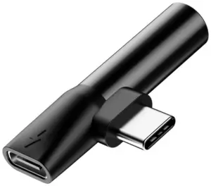Adaptor Audio Baseus USB Type-C - USB Type-C / 3.5 mm L41, CATL41-01, Negru