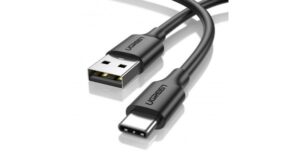 Cablu de date/Incarcare UGREEN, USB-C, 1m, Negru