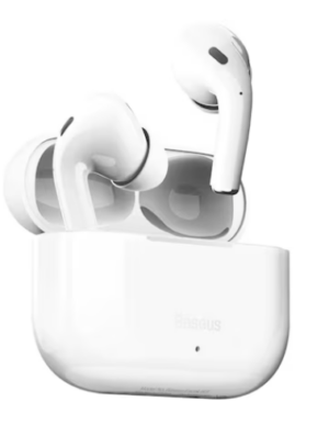 Casti fara fir Bluetooth 5.0, Baseus W3 TWS Earbuds casti impermeabile IP55 alb, HRT-70226