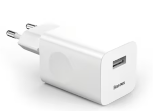 Incarcator Retea Baseus Quick Charger Single USB, 3 A, Alb