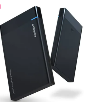 Rack extern HDD si SSD 2.5 inch UGREEN US221C2, 6Gbps, USB-C, SATA III, Negru