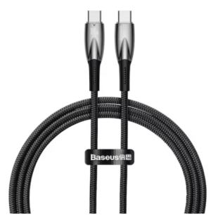 Cablu incarcare/transfer Baseus Glimmer 2xUSB Type