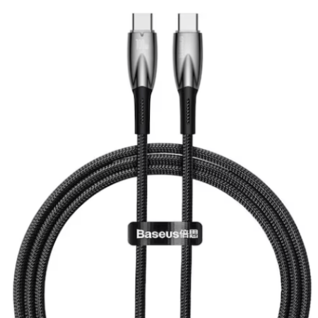 Cablu incarcare/transfer Baseus Glimmer 2xUSB Type