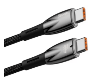 Cablu incarcare/transfer Baseus Glimmer 2xUSB Type