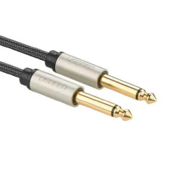 Cablu jack UGREEN AV128 de 6,35 mm pentru TRS - 2m, Gri