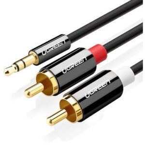 Cablu UGREEN Jack 3,5 mm to 2 RCA, 1.5 m
