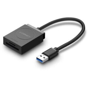 Cititor de card Ugreen 4In, USB 3.0, 1M, Negru
