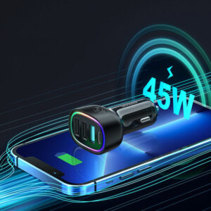 Un incarcator cu multe posibilitati! Joyroom JR-CL09 are patru porturi incorporate : USB Type C si 3 x USB. Functioneaza cu cele mai populare standarde de incarcare rapida , inclusiv Quick Charge 3.0, Power Delivery sau Samsung AFC. A fost realizat dintr-un PC ignifug si, de asemenea, gestioneaza inteligent energia .
Cele mai importante avantaje ale incarcatorului auto Joyroom JR-CL09:
Va incarca 4 dispozitive in acelasi timp . Are 1 port USB de tip C si 3 porturi USB
Este compatibil cu cele mai populare standarde de incarcare rapida : Power Delivery, Quick Charge 3.0, PPS, Samsung AFC, Huawei FCP
Puteti conecta multe dispozitive diferite la acesta : telefoane, casti TWS sau incalzitoare de tutun
Va avea grija de siguranta dumneavoastra . Incarcatorul este fabricat din material PC ignifug
Gestioneaza energia in mod inteligent . Un cip avansat este responsabil pentru incarcarea eficienta
Va facilita conectarea dispozitivelor pentru incarcare pe timp de noapte . LED-urile lumineaza incarcatorul
Specificatie:
Marca: Joyroom
Model: JR-CL09
Porturi:
USB tip C (livrare energie) - 5V / 3A, 9V / 3A, 12V / 2.5A, 20V / 1.5A
USB (incarcare rapida 3.0) - 5V / 3A, 9V / 2A, 12V / 1.5A
2 x USB - 5V / 3A (max)
Putere maxima: 45W
Material: PC
Dimensiuni: 65 x 40,5 x 28,5 mm
Greutate: 26 g
Culoare neagra
Specificatii
CARACTERISTICI GENERALE
Tip produs	Incarcator auto
Brand compatibil	Universal
Model compatibil	Universal
Greutate	0.1 Kg
Culoare	Negru
SPECIFICATII TEHNICE
Interfata iesire	USB
USB-C
Brand: JOYROOM