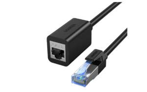 Extensie Ugreen, Ethernet RJ45 tata/mama, Cat 8, 40000 Mbps/40 Gbps, 1 m, Negru