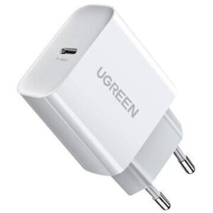 Incarcator Retea Ugreen Pd 3.0, Quick Charge 4.0 20w, 3a, Alb Compatibil Cu iPhone, Samsung, Xiaomi, Huawei
