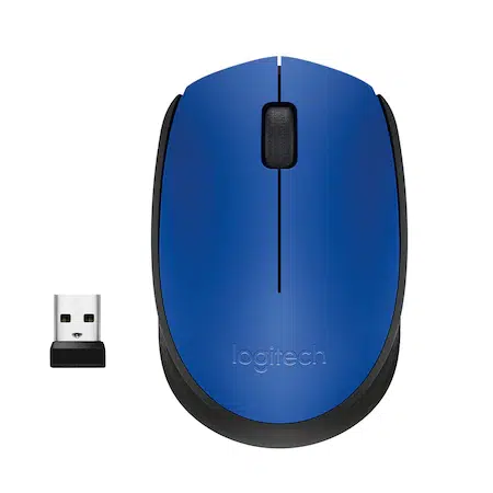 Mouse Logitech M171, USB, WIRELESS, Albastru