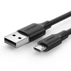 Cablu alimentare/date Ugreen, Fast Charging, USB la Micro-USB nickel plating PVC 2m, Negru