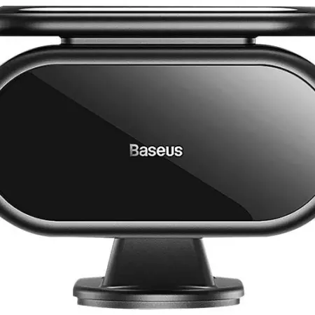 Suport Auto Baseus Steel Cannon Pro solar automat cu prindere de bord, Negru