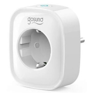 Priza inteligenta Gosund SP112, Wi-Fi, 16A, 2xUSB, monitorizare consum energie, compatibil Amazon Alexa, Google Assistant