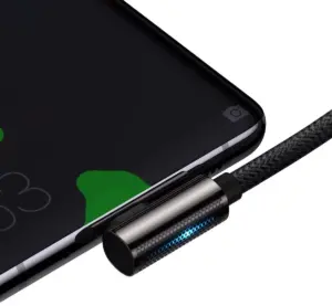 Cablu Baseus Type-C la Type-C Legend Series Elbow Fast Charging, 100W, 5A, 1m, Black