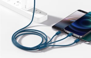 Cablu Baseus Superior 3 in 1 pentru incarcare si transfer de date