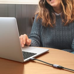 Cablu prelungitor USB Ugreen US115, 5Gb/s, 2m, Gri 