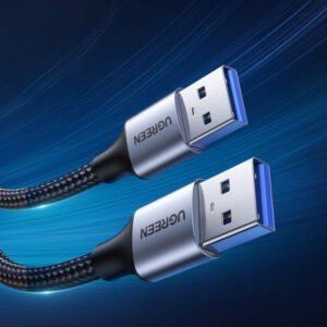 Cablu Ugreen US373 USB - USB 3.0, 5Gb/s,0,5 m, gri