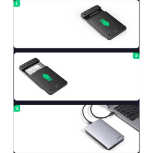 Carcasa Rack Ugreen HDD / SSD/SATA 6Gbps, 2.5 Inch 70498