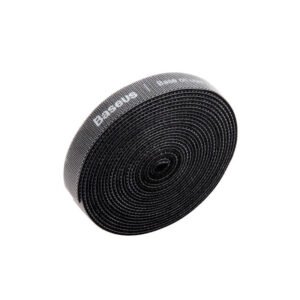 Banda velcro organizare cabluri Baseus, 3 m, Negru