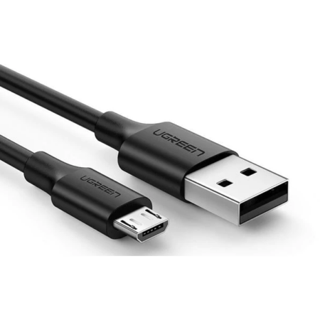 Cablu alimentare/date Ugreen, Fast Charging, USB la Micro-USB nickel plating PVC 2m, Negru