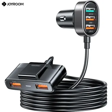 Incarcator auto Joyroom JR-CL03, 5 Porturi USB, Fast Charge 6.2A