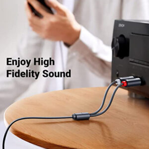 Cablu Audio Ugreen 3,5 Mm Mini Jack (female) - 2rca (male), Lungime 0.25m Gri