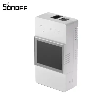 Releu inteligent Wi-Fi Sonoff THR316D, Temperatura & umiditate, Monitor LCD