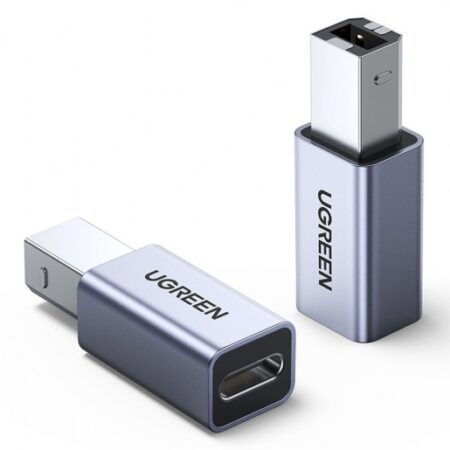 Adaptor Imprimanta Ugreen, USB Type-C to USB Type-B, Negru