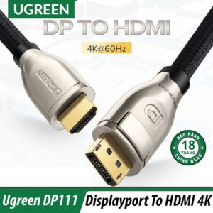 Cablu DisplayPort 1.4 UGREEN DP112 8K 60Hz HDR 3D 3m