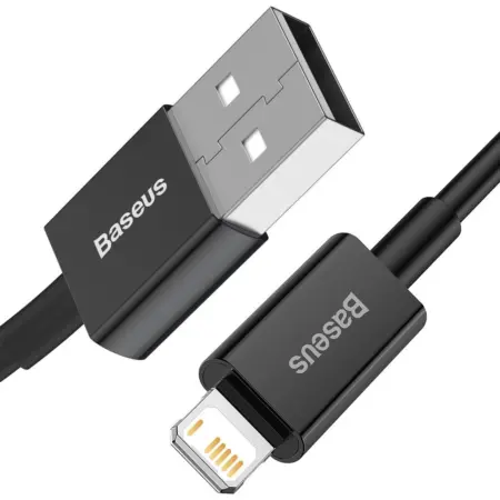 Cablu alimentare si date Baseus, Superior, Fast Charging, USB la Lightning 2.4A 1m