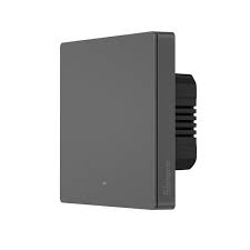 Comutator de perete inteligent Wi-Fi cu 1 canal Sonoff negru (M5-1C-86)