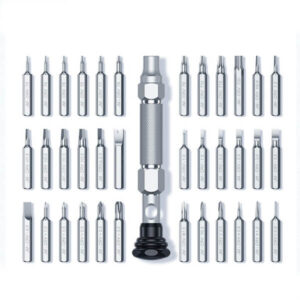 Set Surubelnita de Precizie Ugreen 80459, 36 Biti, Maner Ergonomic, Prelungitor, Capat Magnetic