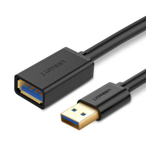 Cablu adaptor, Ugreen, USB 3.0, 5 Gbps, 1.5 m, Negru