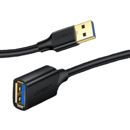 Cablu adaptor, Ugreen, USB 3.0, 5 Gbps, 1.5 m, Negru