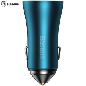 Incarcator auto Baseus Golden Contactor Pro, 2x USB-C