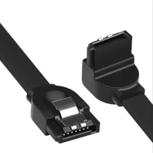 Cablu Flexibil SATA-SATA 90 grade, Ugreen US217, Conectare Hard-disk SSD