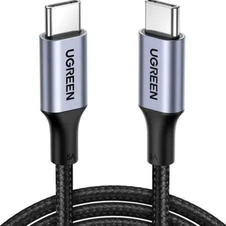 Cablu telefon Ugreen USB-C 100W, 2 m, negru
