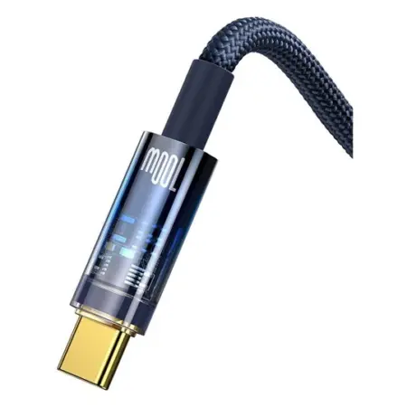 Cablu de date si incarcare USB la USB-C Baseus Explorer, 100W, Fast Charging, 1m