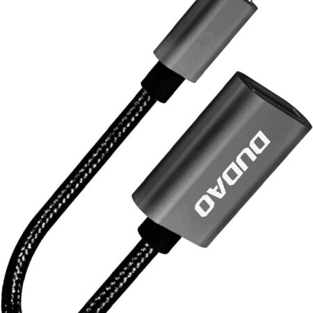 Cablu adaptor Dudao USB 2.0/Micro USB, Gri