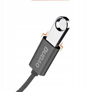 Cablu adaptor Dudao USB 2.0/Micro USB, Gri