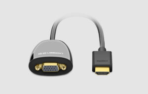 Adaptor HDMI la VGA, Ugreen, MM105, Fara audio, Negru