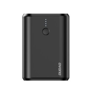 PowerBank, Dudao, K1A, Negru, 10000 mAh, USB, Cabluri Lightning/USB-C/MicroUSB incorporate, Quick Charge, Afisaj digital
