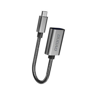 Cablu adaptor Dudao USB 2.0/Micro USB, Gri