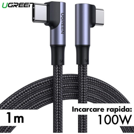 Cablu de date si incarcare UGREEN 70696 USB Type-C la USB Type-C