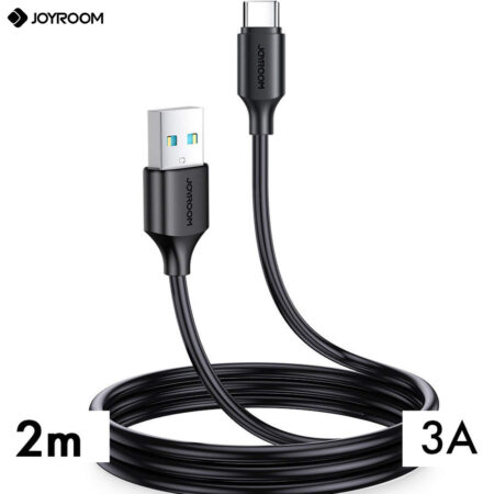 Cablu telefon USB - USB C 3A 1, 2 m Joyroom, negru, HRT-143753