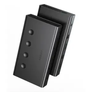 Comutator KVM Ugreen, 4 x 1 HDMI femela, 4 x USB femela, 4 x USB tip B femela negru