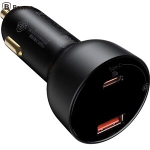 Incarcator auto, Baseus Supreme, IMK-TZCCZX-01, 2 porturi, 1 x USB si 1 x USB-C, 100W