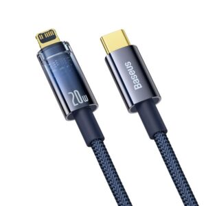 Cablu de date si incarcare, Baseus, Cablu USB-C la IP tip lightning,